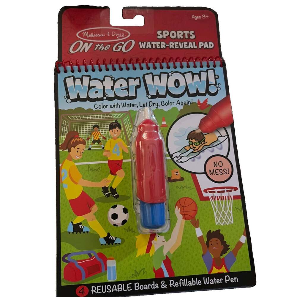 Water Wow! Sports - Water Reveal Pad On the Go Travel Activity
